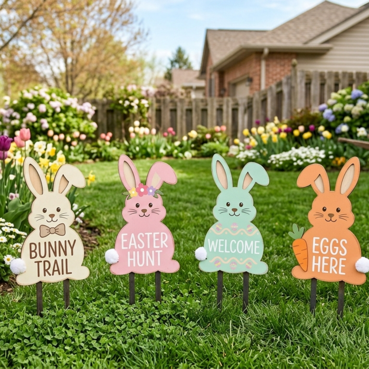 Bunny Yard Signs Set