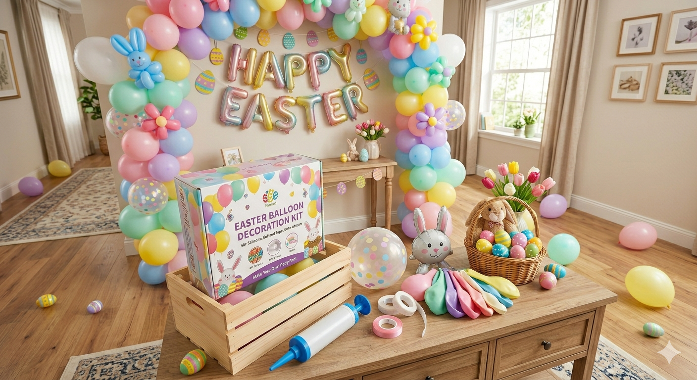 Easter Balloon Decoration Kit