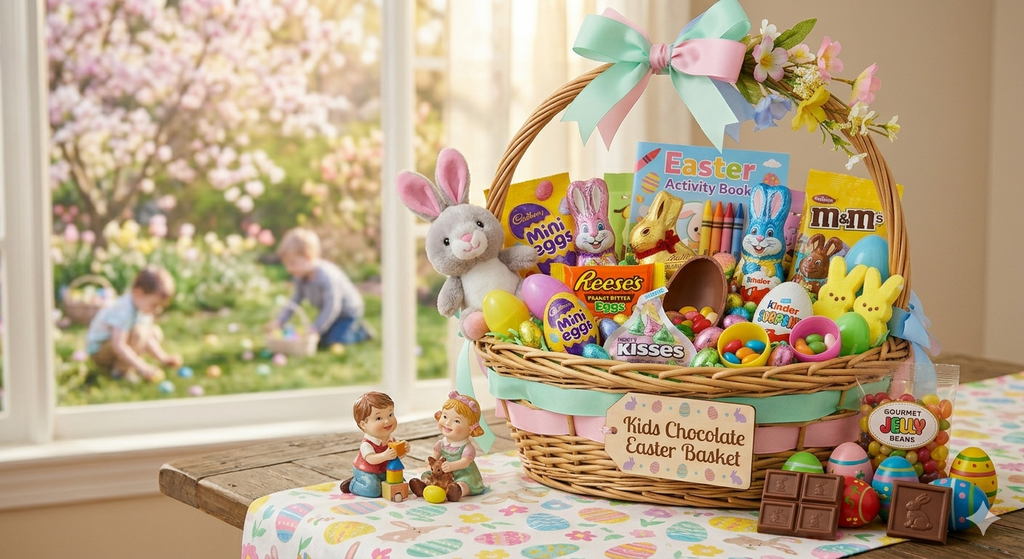 Kids Chocolate Easter Basket