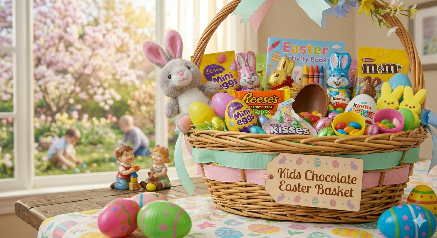 Kids Chocolate Easter Basket